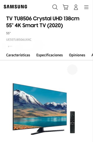 Samsung Smart TV 55" ( a reparar)