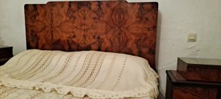 Dormitorio vintage madera