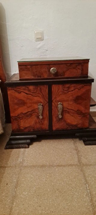 Dormitorio vintage madera