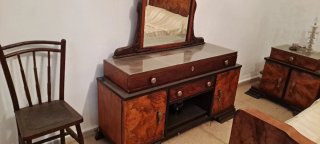 Dormitorio vintage madera