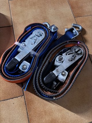 2 Cintas para grúa/portacoches