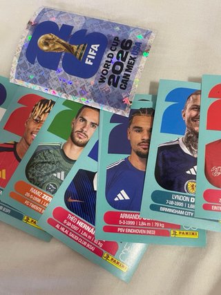 Cromos Panini Mundial Qatar 2022 y 2026