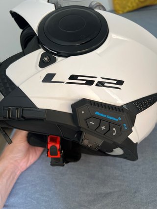 Casco Moto LS2 Talla L con intercomunicador