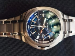 Citizen Marinaut Titanium Eco-Drive GMT Zafiro