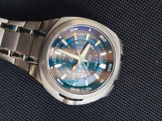 Citizen Marinaut Titanium Eco-Drive GMT Zafiro