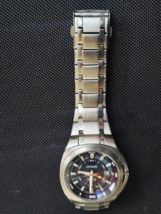 Citizen Marinaut Titanium Eco-Drive GMT Zafiro