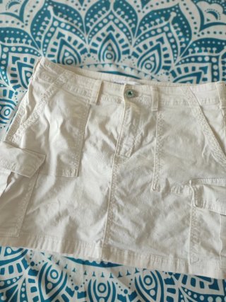 Minifalda Bershka Blanca