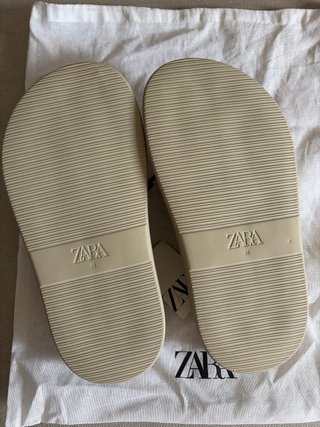 Sandalias Zara Beige Talla 38 Nuevas