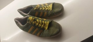 Zapatillas Adidas Hombre Talla 43 Verde/Amarillo