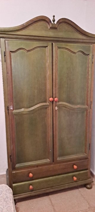 Dormitorio verde completo