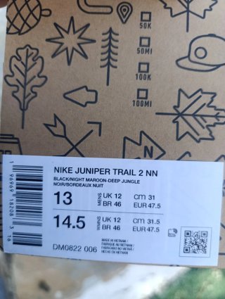 Nike Juniper Trail 2 NN Negro T47'5
