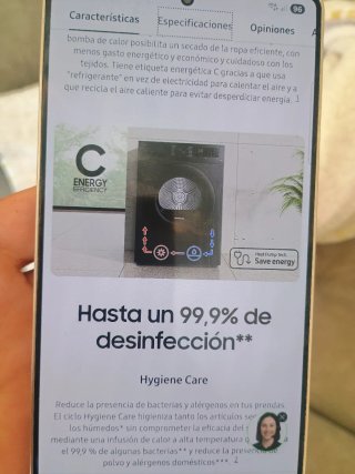 Secadora Samsung Heatpump