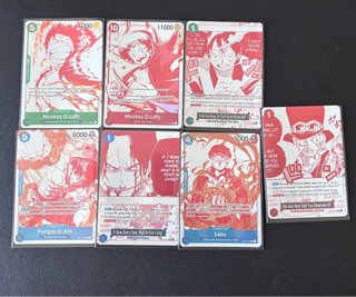 Cartas One Piece - Monkey D. Luffy, Ace, Sabo