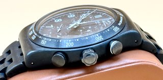 Reloj Swatch Irony Cronógrafo Negro