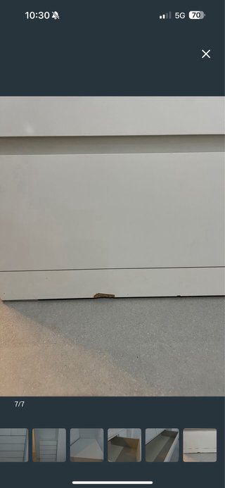Cajonera MALM Ikea 6 cajones blanca