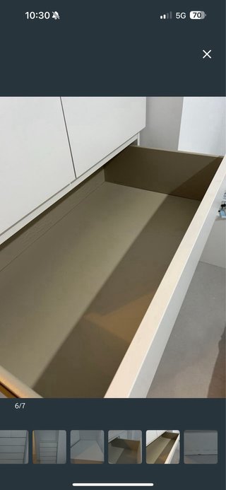 Cajonera MALM Ikea 6 cajones blanca