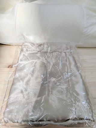 Almohada Cervical InnovaGoods Satén Beige 50x30cm
