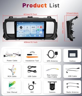 Radio Jumpy Expert Proace 10 años 2016/23 4+64GB