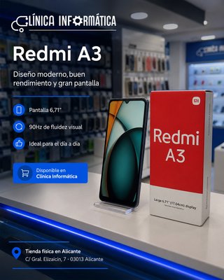 Redmi A3 6,71” 90Hz