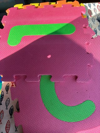 Alfombra Puzzle Letras y Números 24 piezas