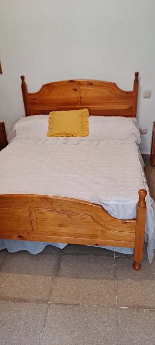 Dormitorio completo madera
