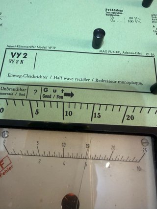 Válvula Lámpara Radio Antigua VY2 Tekade