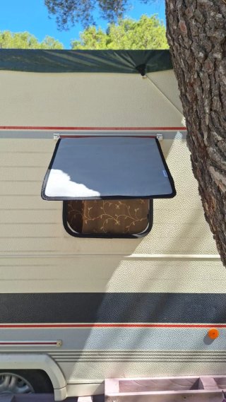 Parasol ventana y claraboya autocaravana