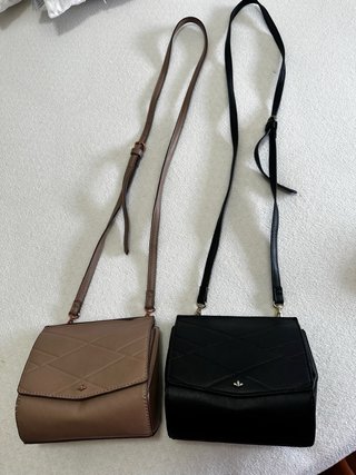 2 Bolsos Nica Beige y Negro