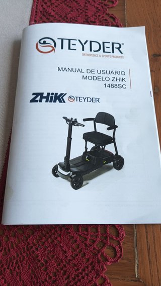 Scooter Teyder Plegable