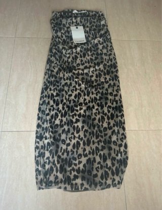 Falda Leopardo Pull&Bear Talla xs