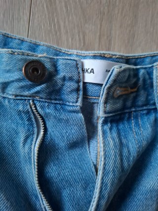 Jorts vaqueros Bershka azules