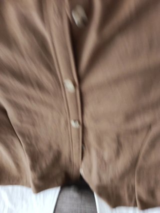 Conjunto Pantalón y Blusa Marrón/Blanco