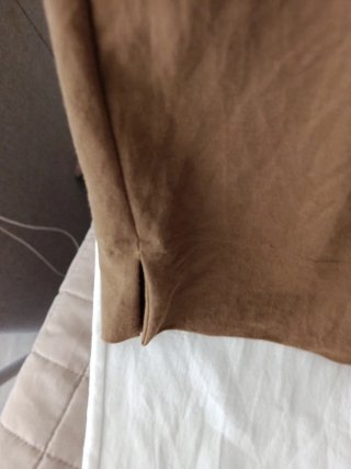 Conjunto Pantalón y Blusa Marrón/Blanco