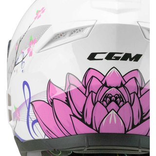 Casco CGM Music Bambino Fiori Rosa
