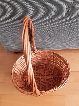 Cesta Mimbre Asa 38x28x24cm Zara Home