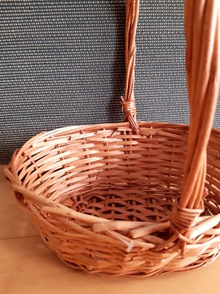 Cesta Mimbre Asa 38x28x24cm Zara Home