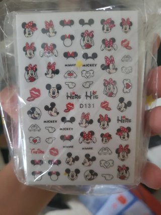 Pegatinas Minnie y Mickey Mouse