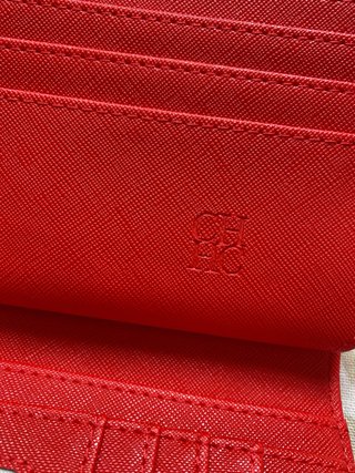 Cartera CH Roja y Dorada