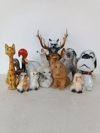 Colección figuras animales cerámica