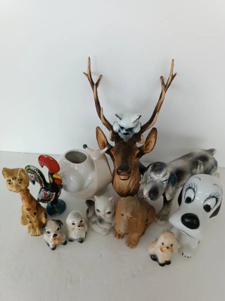 Colección figuras animales cerámica
