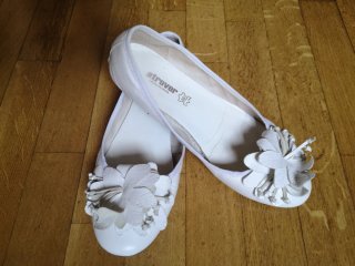 Bailarinas Strover Piel Blancas