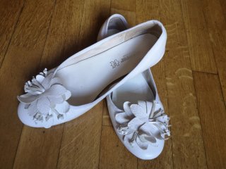 Bailarinas Strover Piel Blancas