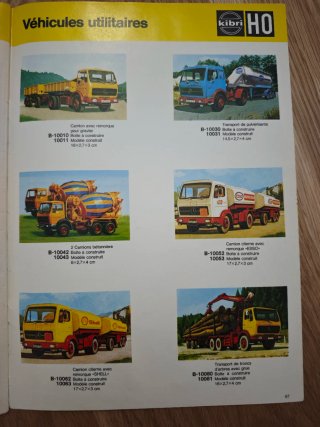 Catálogo Kibri Maquetas Ferroviarias 1977/78