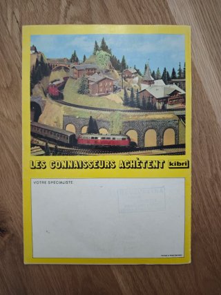 Catálogo Kibri Maquetas Ferroviarias 1977/78