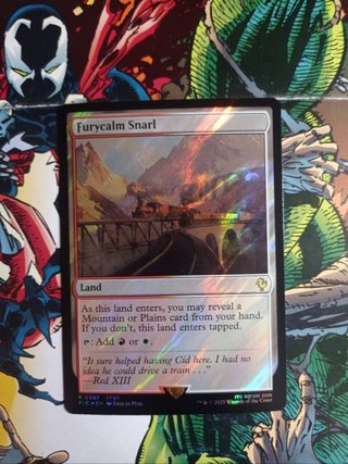 Magic The Gathering Furycalm Snarl FFVII Foil