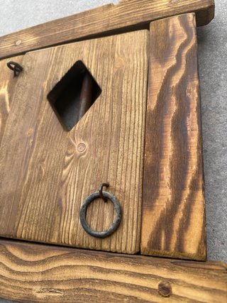 Finestrella intaglio quadri legno