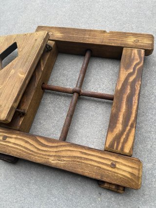 Finestrella intaglio quadri legno