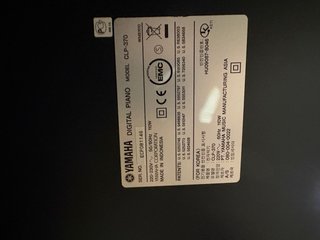Piano Digital Yamaha Clavinova – para revisar