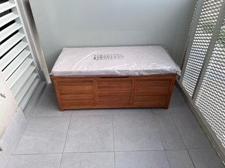 Baúl de exterior 2 en 1 (Nuevo)