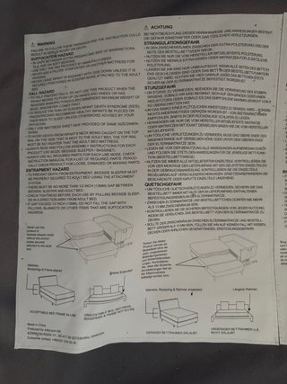 Cuna Moweo en muy buenas condiciones